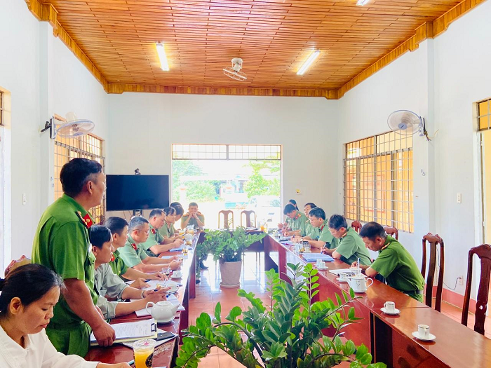 Bộ Công an khảo sát tiến độ tổ chức điểm “Ngày hội toàn dân bảo vệ an ninh tổ quốc” tại xã Ea Sol, huyện Ea H’Leo